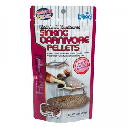 Hikari Tropical Sinking Carnivore Pellets 74g